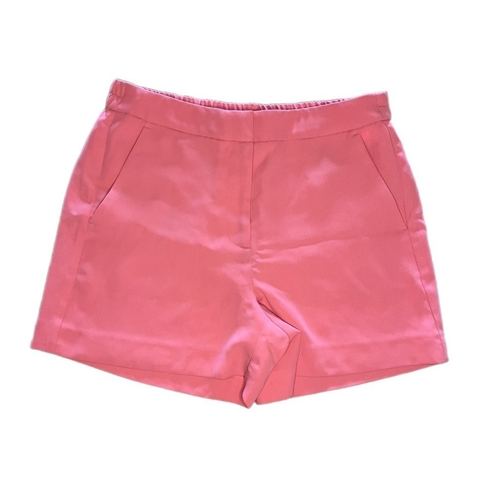 J by J. Crew Coral Drapey Crepe Shorts Womens Size 8